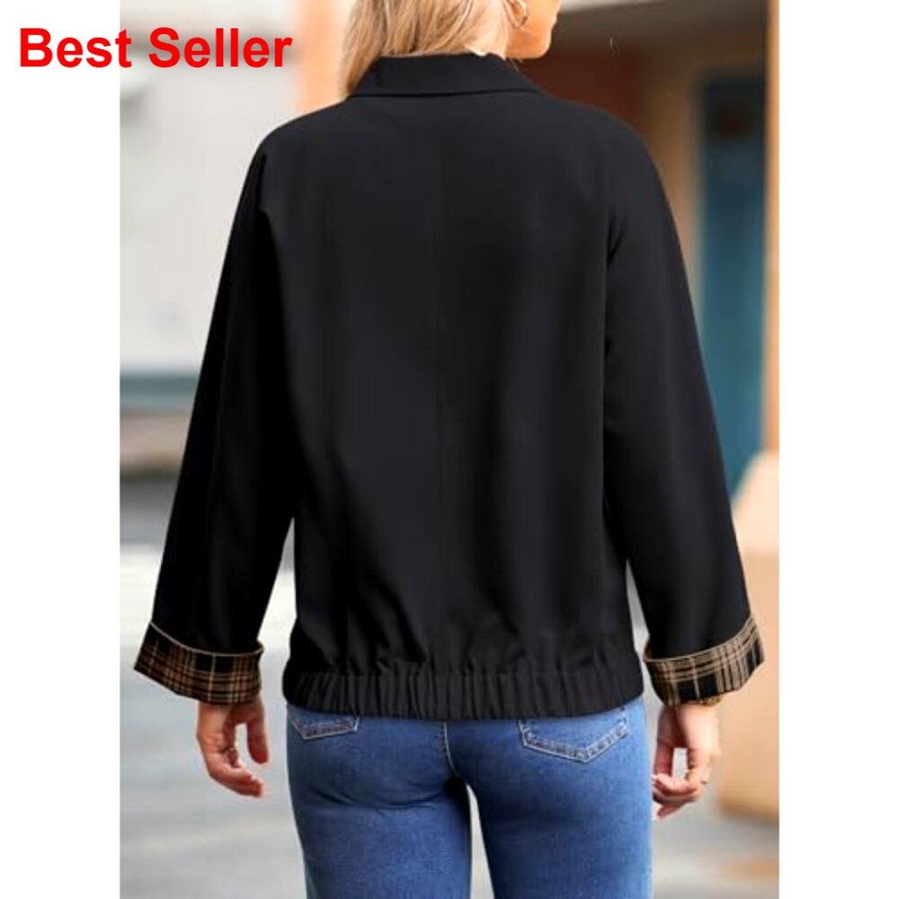 Oversized Snap Button Jacket Lightweight Material… - image 4
